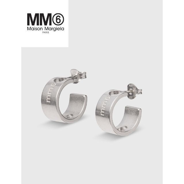 MM6(エムエムシックス)のMM6 MAISON MARGIELA ロゴ イヤリング レディースのアクセサリー(ピアス)の商品写真