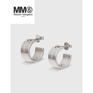 エムエムシックス(MM6)のMM6 MAISON MARGIELA ロゴ イヤリング(ピアス)