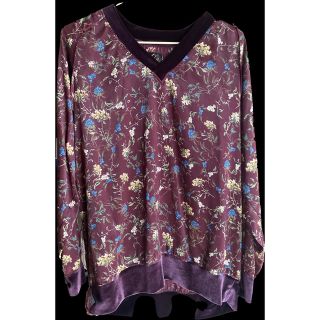 ニードルス(Needles)の《希少!》19FW needles ニードルス　Vネックシャツ 花柄(Tシャツ/カットソー(七分/長袖))