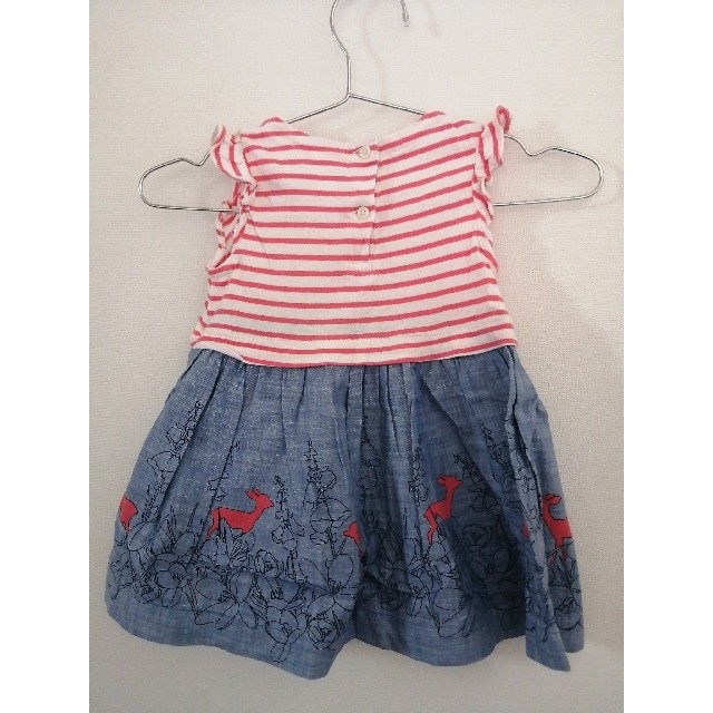 babyGAP(ベビーギャップ)のベビーギャップデザインワンピース キッズ/ベビー/マタニティのベビー服(~85cm)(ワンピース)の商品写真