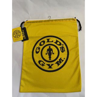 匿名配送⭐︎新品⭐︎GOLD'S GYM⭐︎イエロー⭐︎巾着(大)(その他)