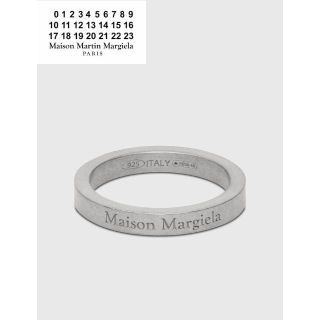 マルタンマルジェラ(Maison Martin Margiela)のMAISON MARGIELA ロゴ スリムリング(リング(指輪))