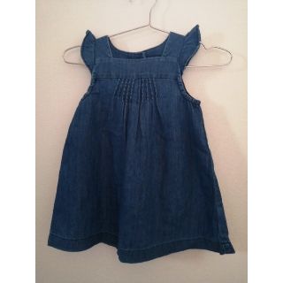 ベビーギャップ(babyGAP)のベビーギャップデニムフリルワンピース(ワンピース)