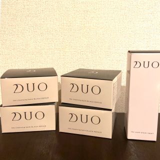 DUOクレンジングバーム　90g×4 洗顔パウダー　27g(クレンジング/メイク落とし)