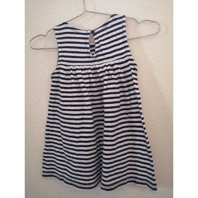 babyGAP(ベビーギャップ)のベビーギャップボーダーワンピース キッズ/ベビー/マタニティのベビー服(~85cm)(ワンピース)の商品写真