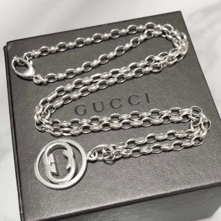 Gucci - グッチ ネックレス シルバー 銀 GG 丸 チェーン SV 925 ロゴ ...