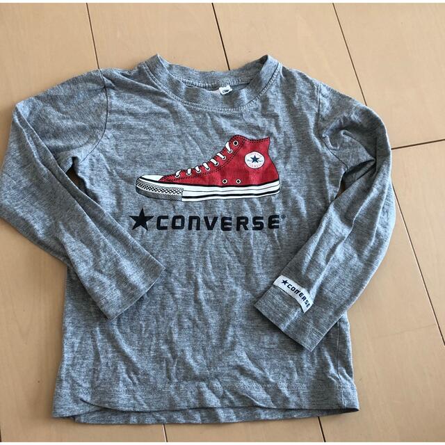 CONVERSE(コンバース)のconverse ロングＴシャツ110cm   キッズ/ベビー/マタニティのキッズ服男の子用(90cm~)(Tシャツ/カットソー)の商品写真