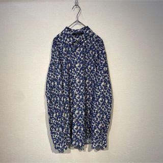 ザラ(ZARA)の【ZARA】 シャツ 紺＆白 XL(シャツ)