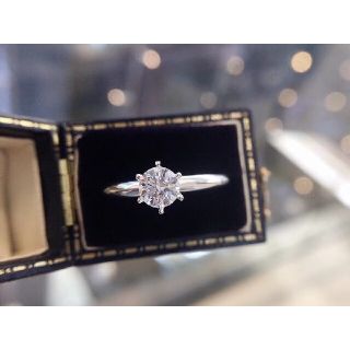 天然ダイヤモンドリング0.5ct　k18(リング(指輪))