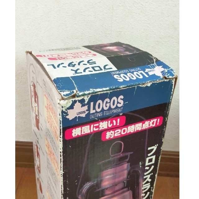 LOGOS(ロゴス)のLOGSブロンズランタンL（中古品） スポーツ/アウトドアのアウトドア(ライト/ランタン)の商品写真