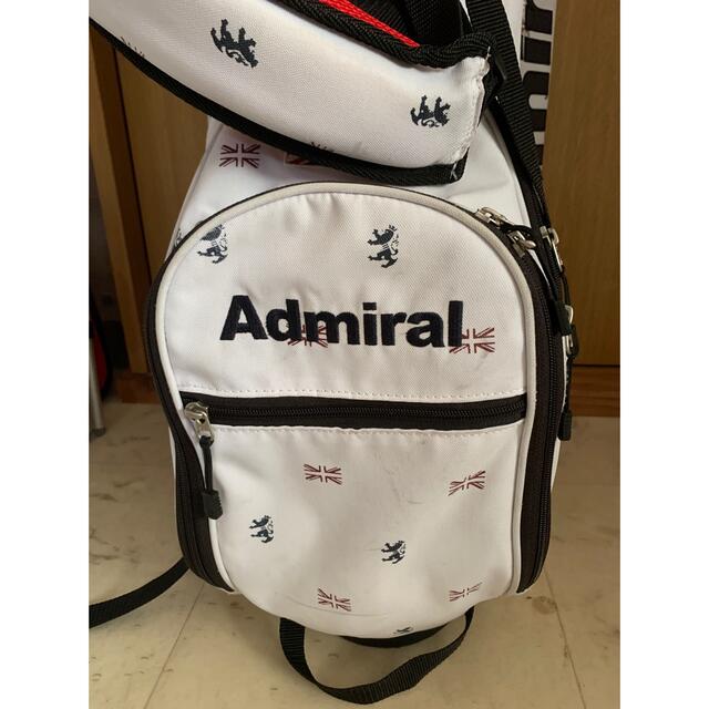 Admiral(アドミラル)のアドミラル　キャディバッグ　スタンド付 スポーツ/アウトドアのゴルフ(バッグ)の商品写真