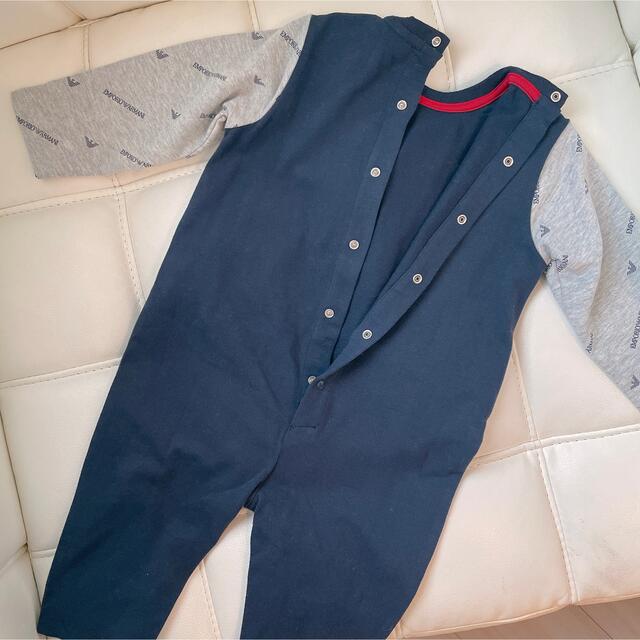 訳あり商品 【美品】アルマーニ ロンパース 70cm 9M タグあり