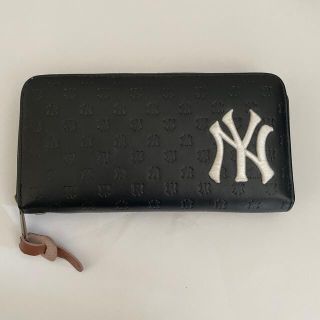 くろくまさん様専用です！　NY ニューヨークヤンキース　長財布　中古(長財布)