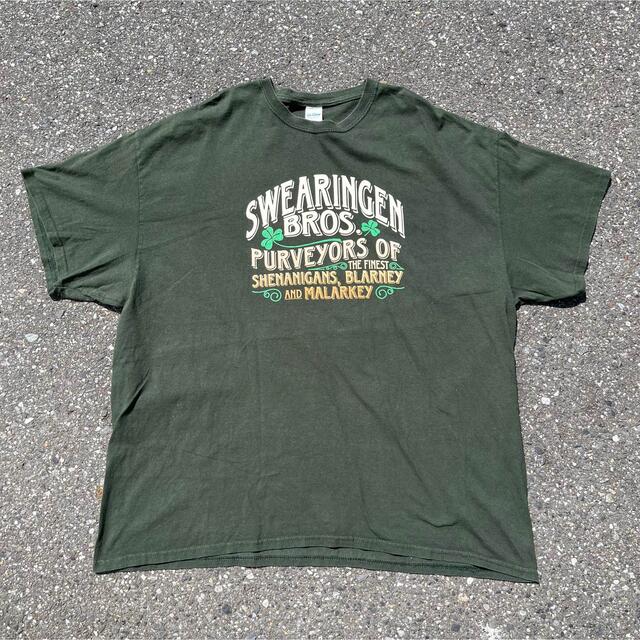 GILDAN(ギルタン)の【おすすめ】Tシャツ ビックプリント　ギルダン　90s 一点もの　クローバー メンズのトップス(Tシャツ/カットソー(半袖/袖なし))の商品写真