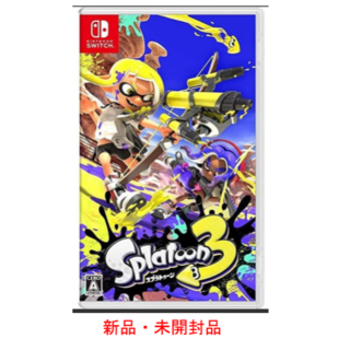 ニンテンドウ(任天堂)の【新品】スプラトゥーン3 switch パッケージ版(家庭用ゲームソフト)