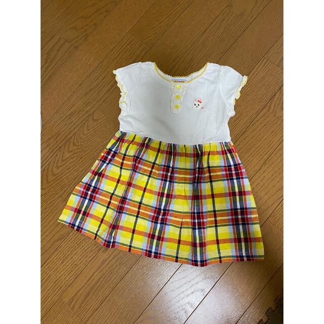 mikihouse(ミキハウス)のミキハウス　ワンピース キッズ/ベビー/マタニティのキッズ服女の子用(90cm~)(ワンピース)の商品写真