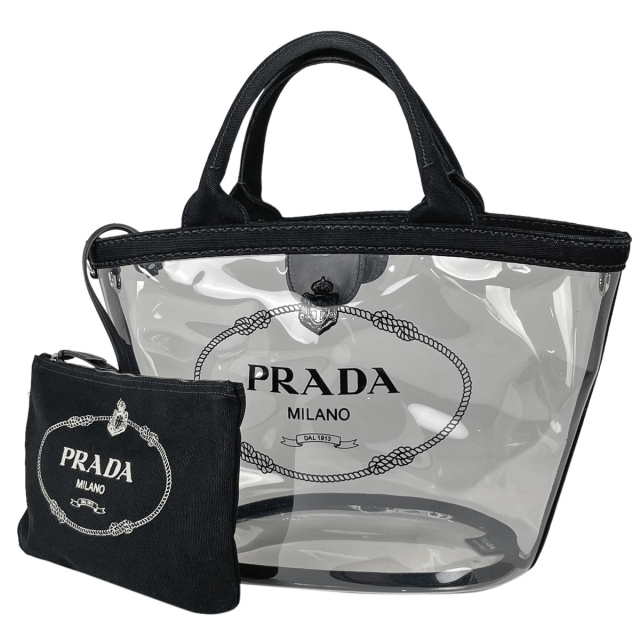 プラダ プレックスカナパ PVC トートバッグ interadi.com