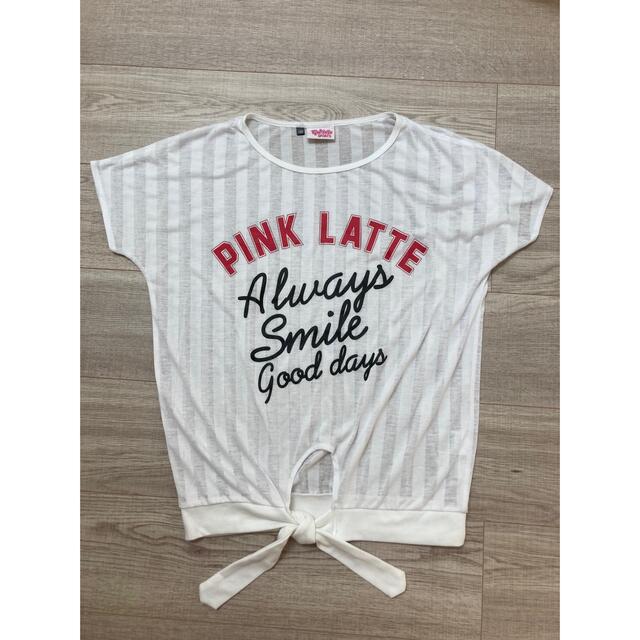 PINK-latte(ピンクラテ)の最終値下げ↓ピンクラテ　Tシャツ キッズ/ベビー/マタニティのキッズ服女の子用(90cm~)(Tシャツ/カットソー)の商品写真