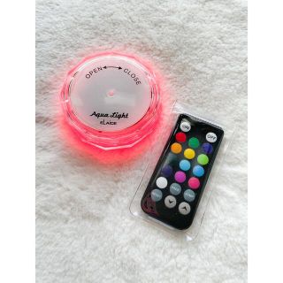 未使用　防水バスライト　AquaLight（アクアライト）リモコン付き(その他)