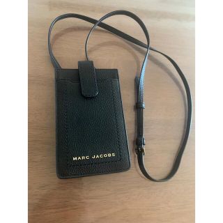 マークジェイコブス(MARC JACOBS)のマークジェイコブス　スマホショルダー　ブラック(ショルダーバッグ)