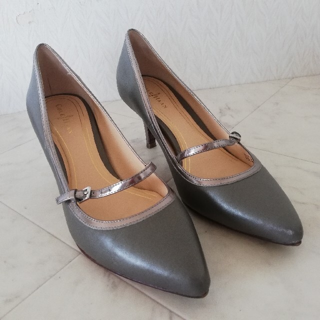 未使用】COLE HAAN パンプス ヒール 6B レザー - ハイヒール/パンプス 未使用】COLE HAAN パンプス ヒール 6B レザー - ハイヒール/パンプス