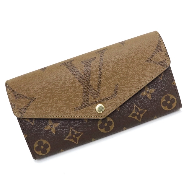 LOUIS VUITTON(ルイヴィトン)のルイ ヴィトン ポルトフォイユ サラ 長財布 モノグラム モノグラムリバース ブラウン 茶 M80726 箱付 LOUIS VUITTON（新品・未使用品） レディースのファッション小物(財布)の商品写真