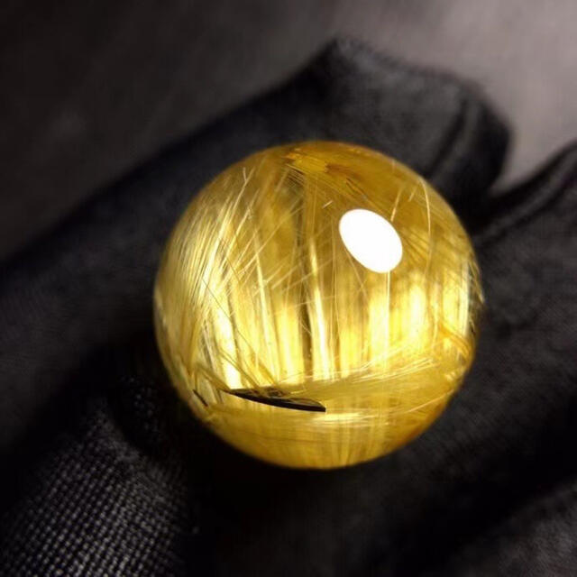 ⭐︎【天然】タイチンクオーツ 丸玉 18mm 3