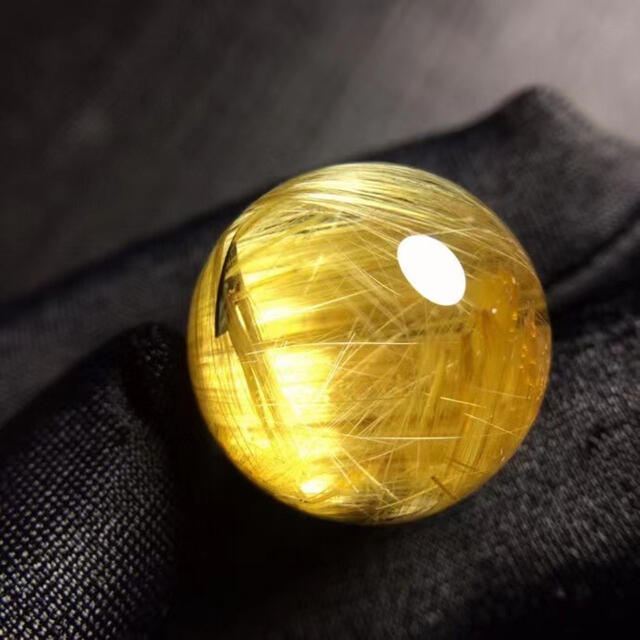⭐︎【天然】タイチンクオーツ 丸玉 18mm 4