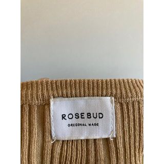 ローズバッド(ROSE BUD)のROSEBUD リブトップス(カットソー(長袖/七分))