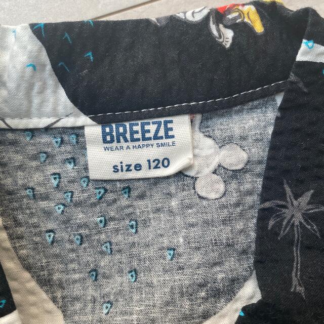 BREEZE(ブリーズ)のブリーズ　甚平　120 ミッキー キッズ/ベビー/マタニティのキッズ服男の子用(90cm~)(甚平/浴衣)の商品写真