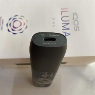 iQOS ILUMA ONE イルマワン レーザー加工 雷神 風神 和彫り 黒