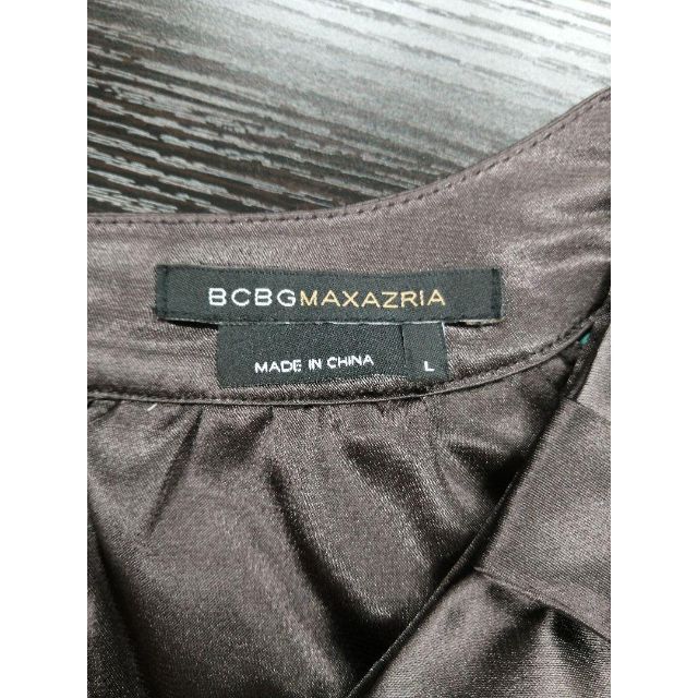 BCBGMAXAZRIA(ビーシービージーマックスアズリア)のBCBGMAXAZRIA ビーシービージーマックスアズリア ワンピース 半袖 L レディースのワンピース(ひざ丈ワンピース)の商品写真