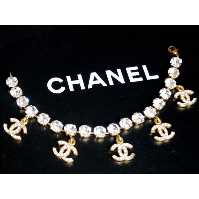 爆買い!】 CHANEL - 未使用ストーン・ココマーク・ブレスレット