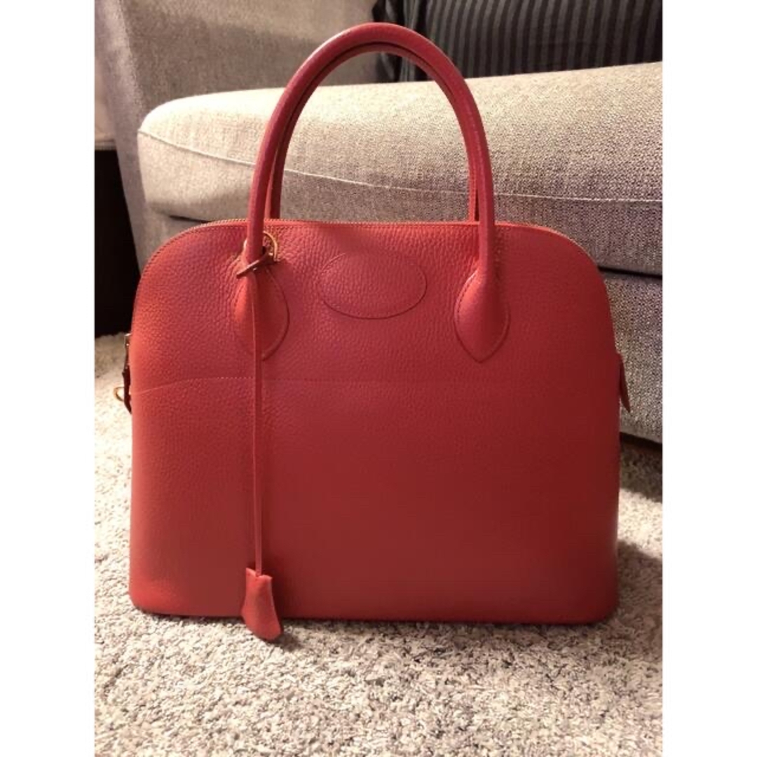 HERMES - 【値下げ】エルメス ボリード37 赤の通販 by ASU HERMES - 【値下げ】エルメス ボリード37 赤の通販 by ASU