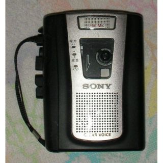 ソニー(SONY)の動作〇美品：Sony TCM-36 ソニー カセットテープレコーダー、おまけ付(ポータブルプレーヤー)