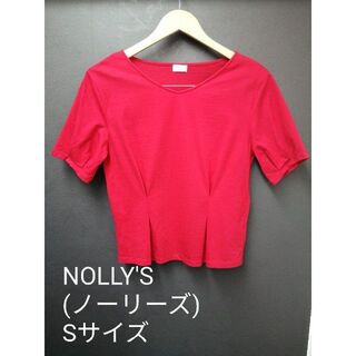 ノーリーズ(NOLLEY'S)の【美品】NOLLEY'S ノーリーズ Tシャツ 赤 レッド トップス S サイズ(Tシャツ(半袖/袖なし))