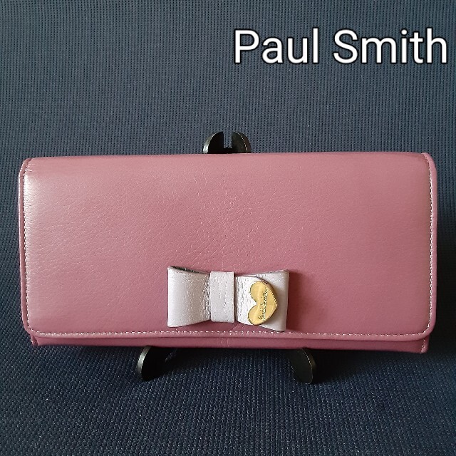 Paul Smith(ポールスミス)の【MA様専用】 Paul Smith ポールスミス 長財布 リボン  紫色 レディースのファッション小物(財布)の商品写真