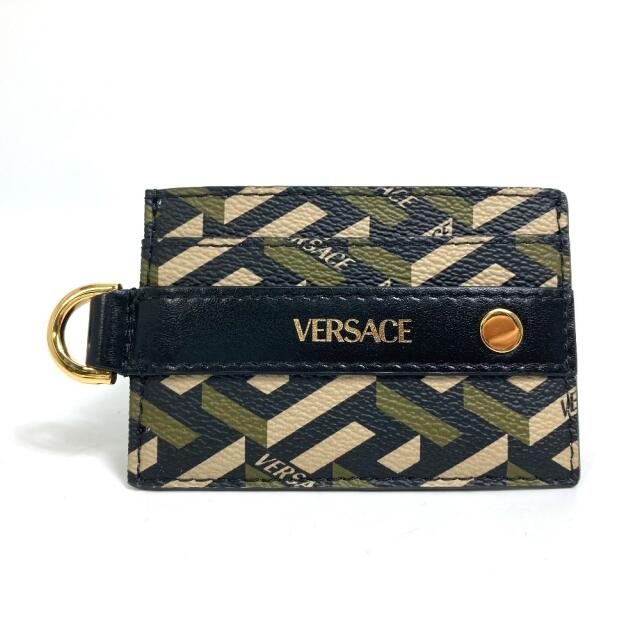 ヴェルサーチ VERSACE ラ グレカ シグネチャー カードホルダー カード