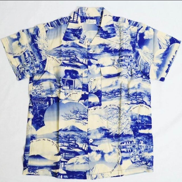 再×14入荷 BUTCHER PRODUCTSアットラスト シャツ 16 富士山 Sパンツ