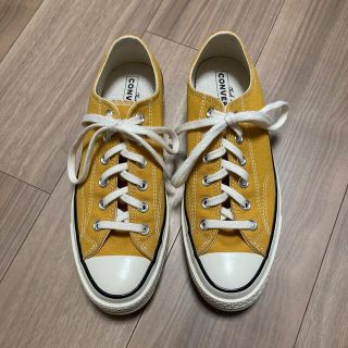 コンバース(CONVERSE)のconversコンバースaddict アディクト サンフラワー イエローCT70(スニーカー)