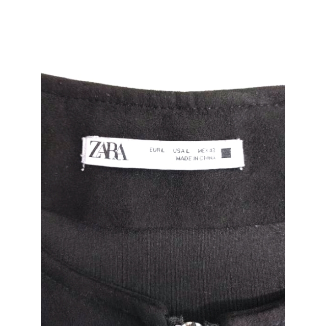 ZARA(ザラ) スウェードライクノーカラーブルゾン メンズ アウター