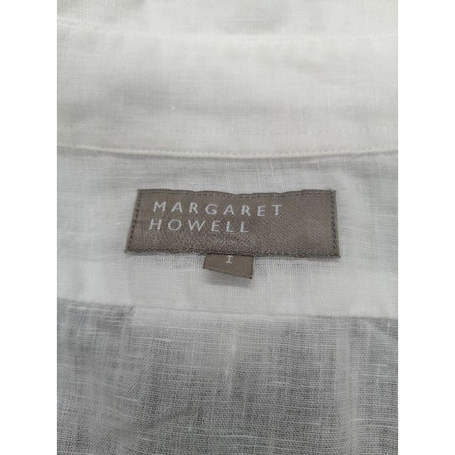 MARGARET HOWELL(マーガレットハウエル)の美品 MARGARET HOWELL マーガレットハウエル 麻 シャツ s レディースのトップス(シャツ/ブラウス(半袖/袖なし))の商品写真