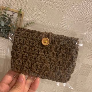 ボタンポーチ＊小物入れ＊ハンドメイド(ポーチ)