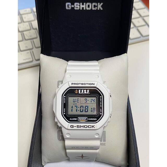 コラボ/G-SHOCK/ガンダム/限定/DW-5600/時計/箱付/スピード/白