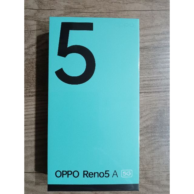 【新品未開封シュリンク付】OPPO Reno5 A 5G eSIM アイスブルーアイスブルーシリーズ