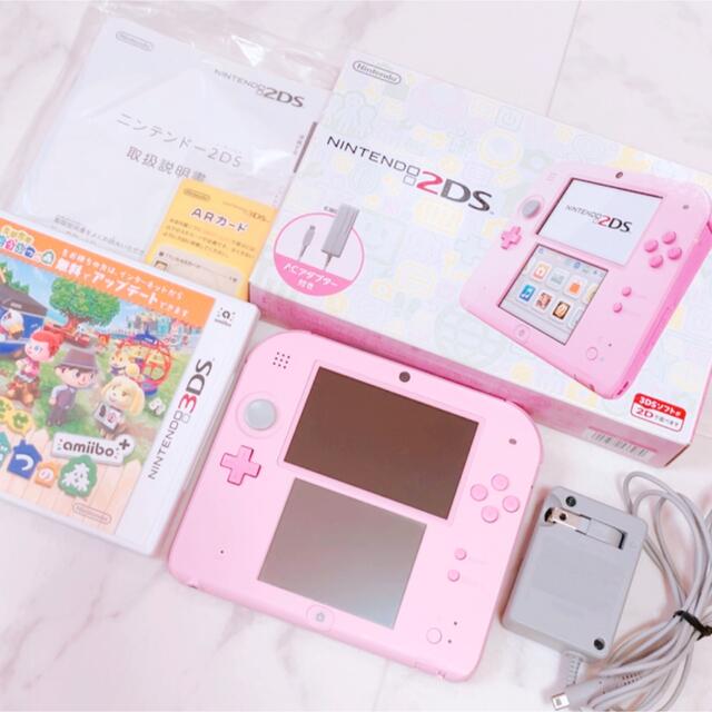 ニンテンドー2DS 本体 とびだせどうぶつの森 ソフト - 携帯用ゲーム機本体