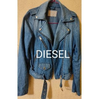 ディーゼル(DIESEL)のDIESEL デニムライダースジャケット(ライダースジャケット)