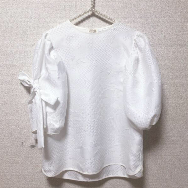 CECILIE BAHNSEN 新品タグ付 ジャガードブラウス BLAMINK
