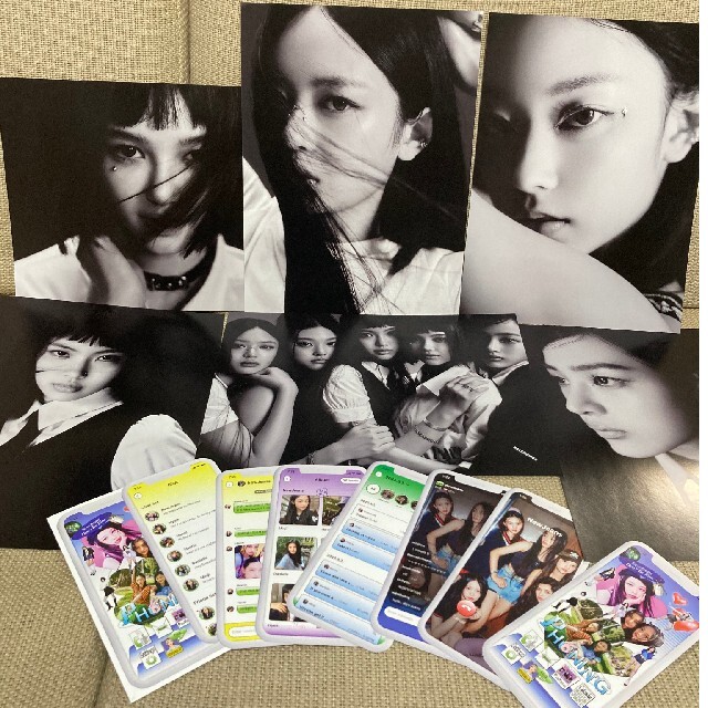 newjeans ポスター6枚+ PHONING MANUAL BOOK　7枚 エンタメ/ホビーのCD(K-POP/アジア)の商品写真