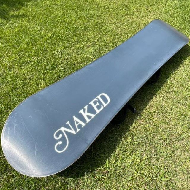 NAKEDキッズスノーボード板 約128cm スノボービンディング付